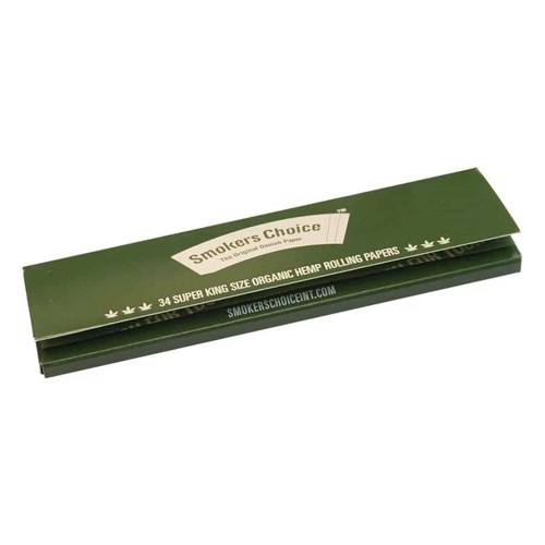 Smokers Choice - Rolling Papers Organic Hemp Super King Size